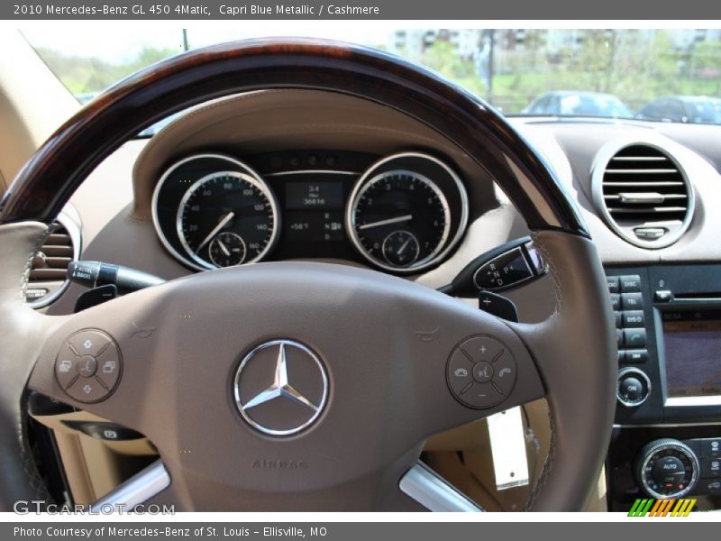 Capri Blue Metallic / Cashmere 2010 Mercedes-Benz GL 450 4Matic