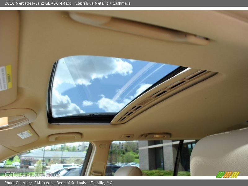 Capri Blue Metallic / Cashmere 2010 Mercedes-Benz GL 450 4Matic