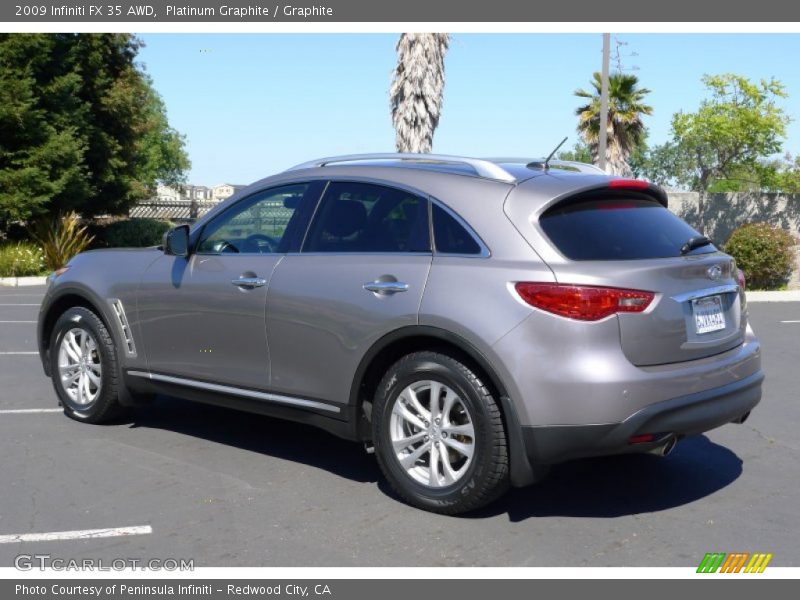 Platinum Graphite / Graphite 2009 Infiniti FX 35 AWD