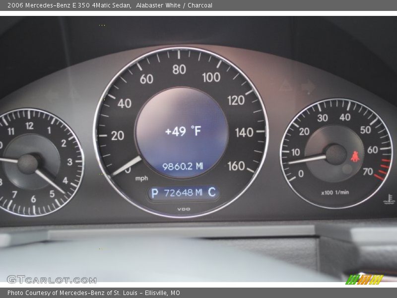 Alabaster White / Charcoal 2006 Mercedes-Benz E 350 4Matic Sedan