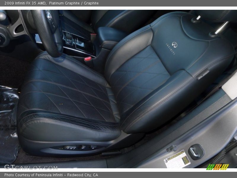 Platinum Graphite / Graphite 2009 Infiniti FX 35 AWD