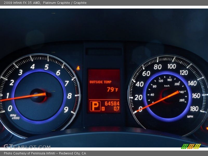 Platinum Graphite / Graphite 2009 Infiniti FX 35 AWD