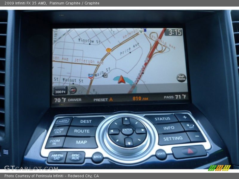 Platinum Graphite / Graphite 2009 Infiniti FX 35 AWD