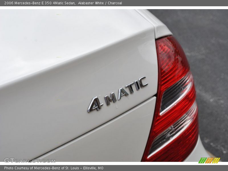 Alabaster White / Charcoal 2006 Mercedes-Benz E 350 4Matic Sedan