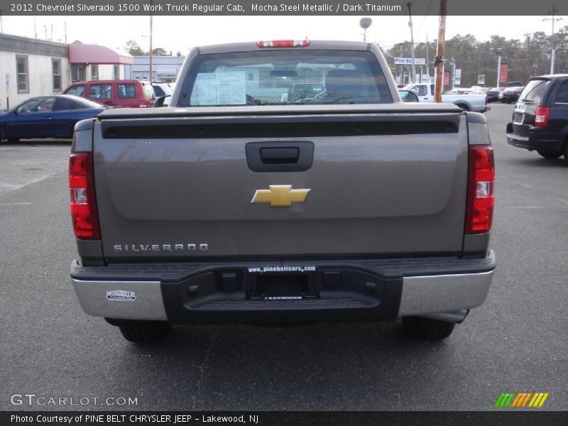 Mocha Steel Metallic / Dark Titanium 2012 Chevrolet Silverado 1500 Work Truck Regular Cab