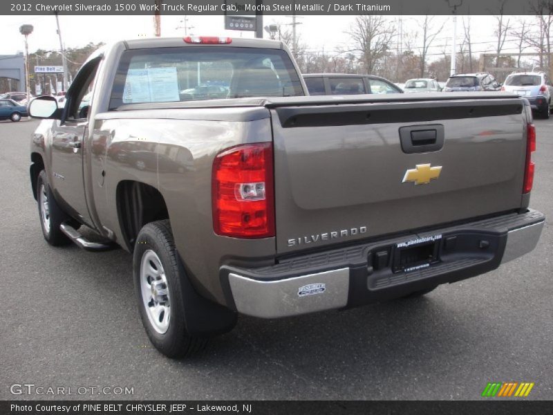 Mocha Steel Metallic / Dark Titanium 2012 Chevrolet Silverado 1500 Work Truck Regular Cab