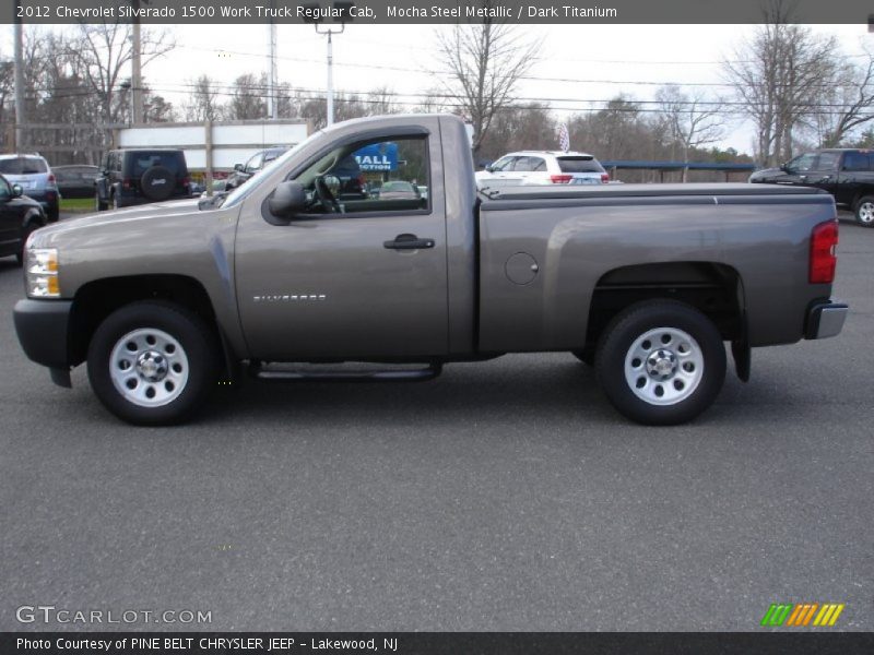 Mocha Steel Metallic / Dark Titanium 2012 Chevrolet Silverado 1500 Work Truck Regular Cab