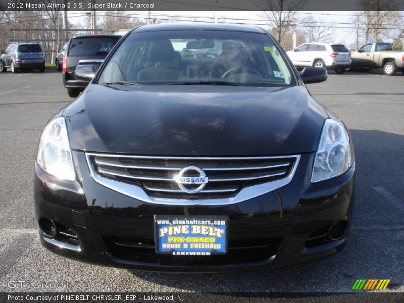 Super Black / Charcoal 2012 Nissan Altima 2.5 S