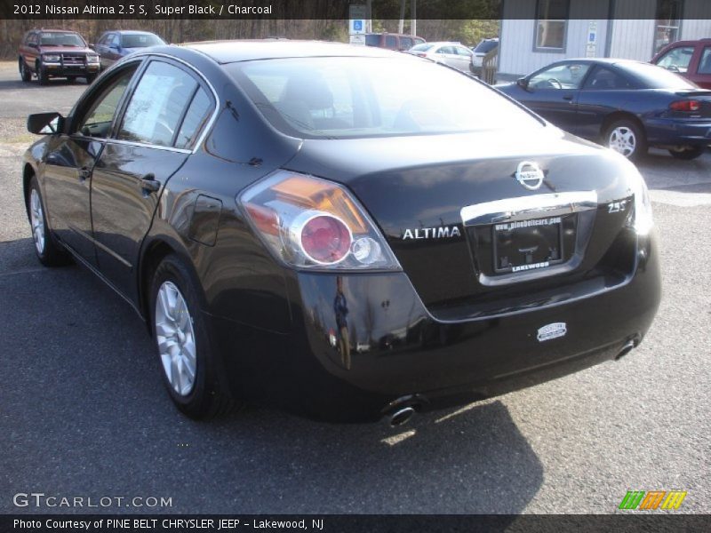 Super Black / Charcoal 2012 Nissan Altima 2.5 S
