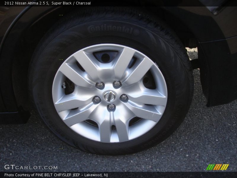 Super Black / Charcoal 2012 Nissan Altima 2.5 S