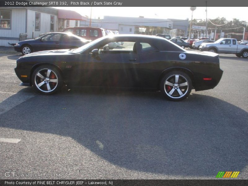 Pitch Black / Dark Slate Gray 2012 Dodge Challenger SRT8 392