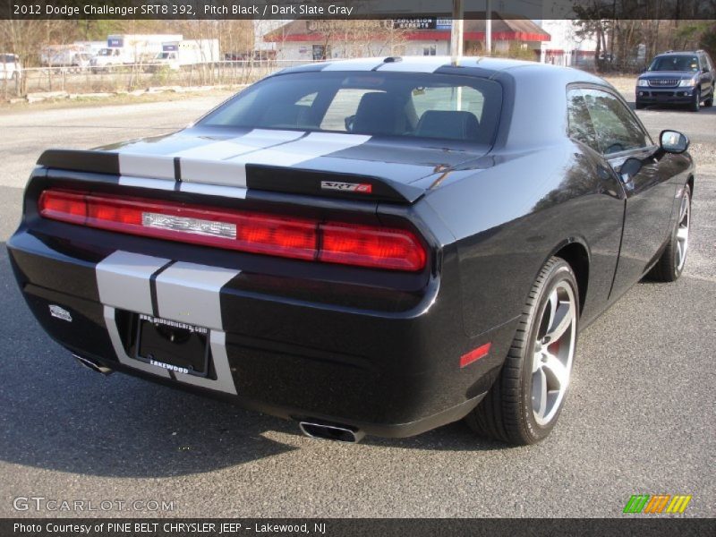 Pitch Black / Dark Slate Gray 2012 Dodge Challenger SRT8 392