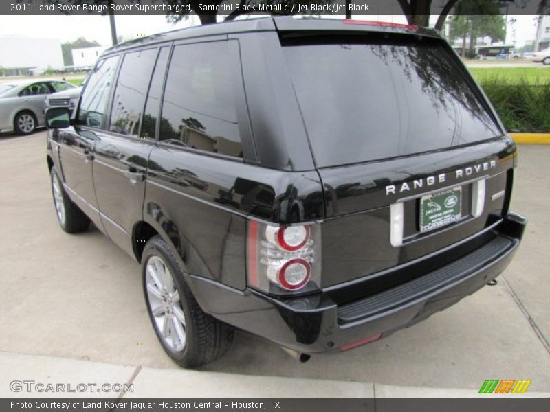 Santorini Black Metallic / Jet Black/Jet Black 2011 Land Rover Range Rover Supercharged