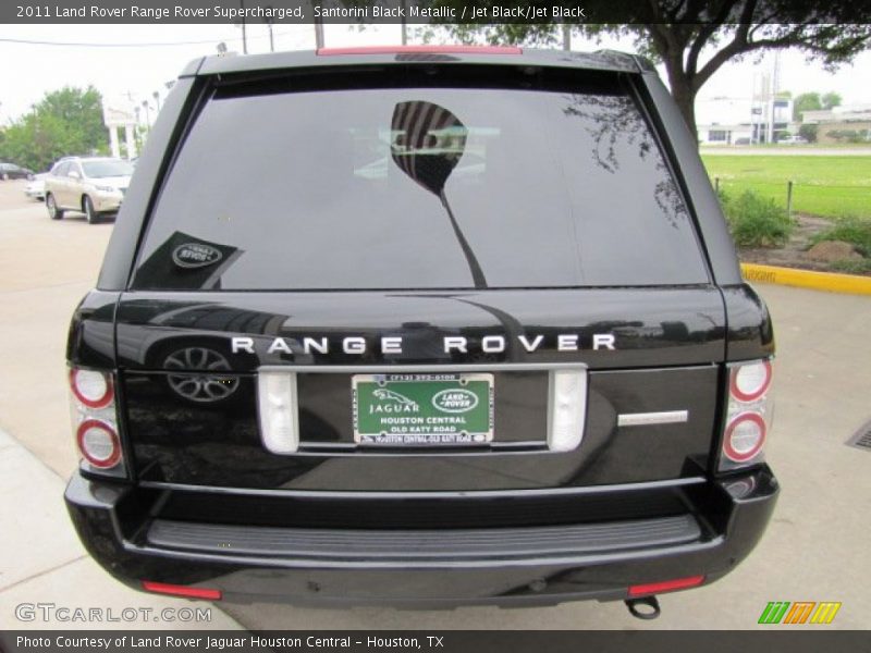 Santorini Black Metallic / Jet Black/Jet Black 2011 Land Rover Range Rover Supercharged