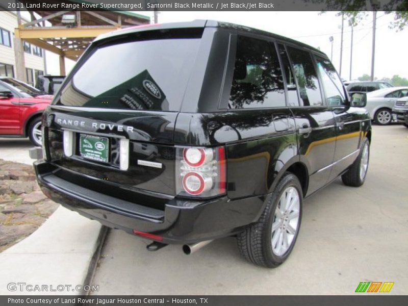 Santorini Black Metallic / Jet Black/Jet Black 2011 Land Rover Range Rover Supercharged