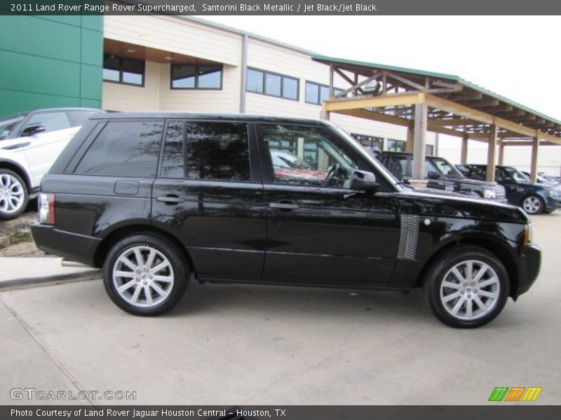 Santorini Black Metallic / Jet Black/Jet Black 2011 Land Rover Range Rover Supercharged