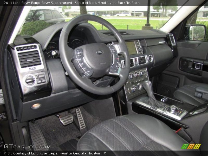 Santorini Black Metallic / Jet Black/Jet Black 2011 Land Rover Range Rover Supercharged