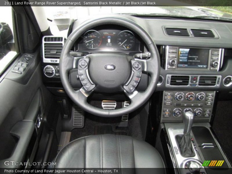 Santorini Black Metallic / Jet Black/Jet Black 2011 Land Rover Range Rover Supercharged