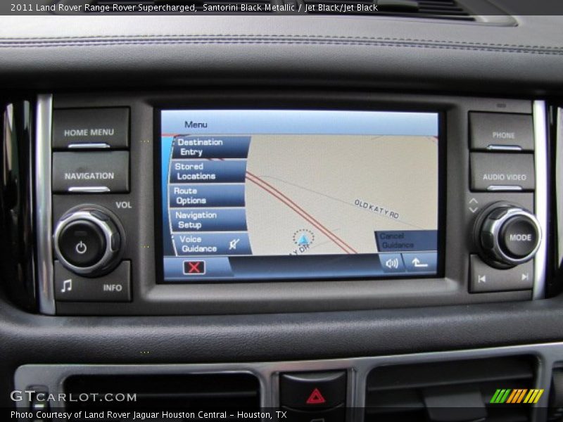 Santorini Black Metallic / Jet Black/Jet Black 2011 Land Rover Range Rover Supercharged