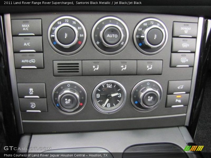 Santorini Black Metallic / Jet Black/Jet Black 2011 Land Rover Range Rover Supercharged