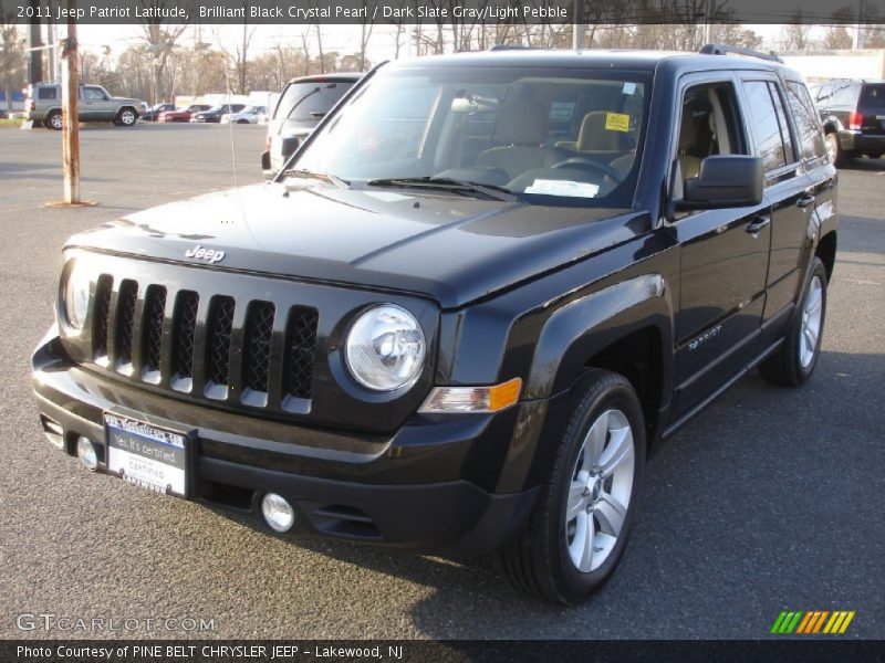 Brilliant Black Crystal Pearl / Dark Slate Gray/Light Pebble 2011 Jeep Patriot Latitude
