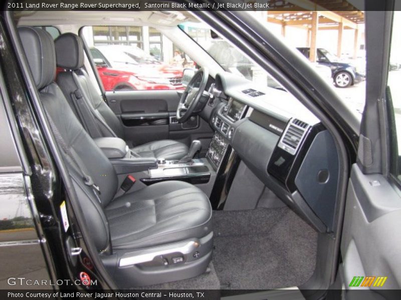 Santorini Black Metallic / Jet Black/Jet Black 2011 Land Rover Range Rover Supercharged