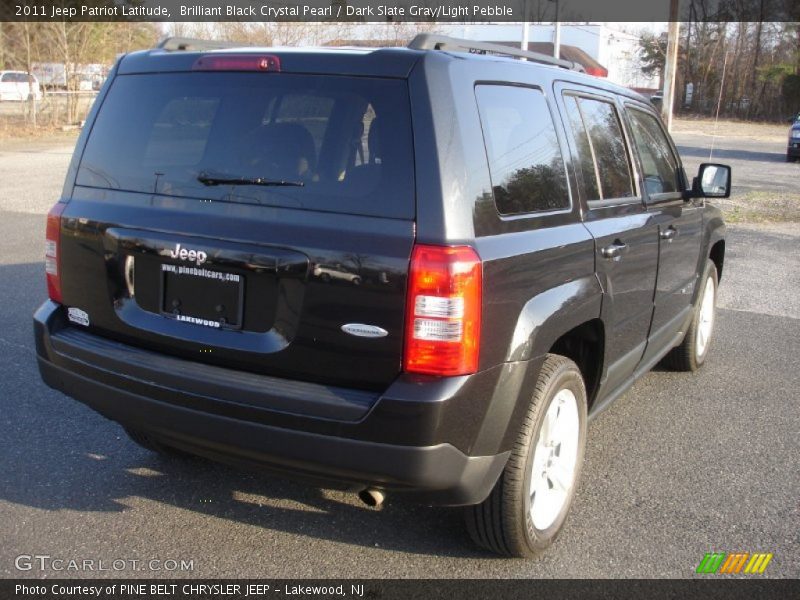 Brilliant Black Crystal Pearl / Dark Slate Gray/Light Pebble 2011 Jeep Patriot Latitude