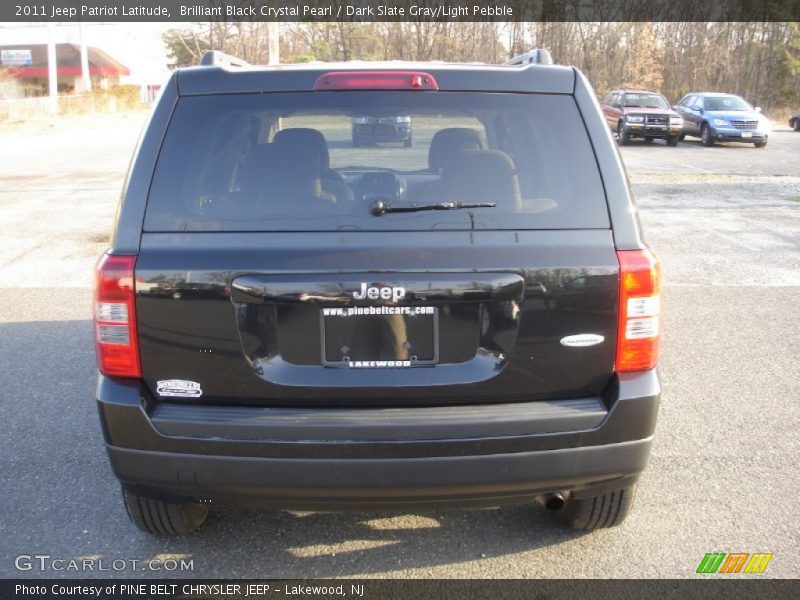 Brilliant Black Crystal Pearl / Dark Slate Gray/Light Pebble 2011 Jeep Patriot Latitude