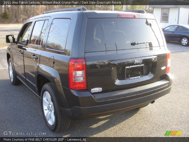 Brilliant Black Crystal Pearl / Dark Slate Gray/Light Pebble 2011 Jeep Patriot Latitude