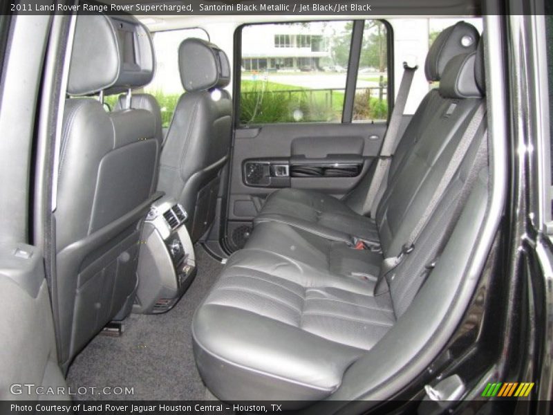 Santorini Black Metallic / Jet Black/Jet Black 2011 Land Rover Range Rover Supercharged