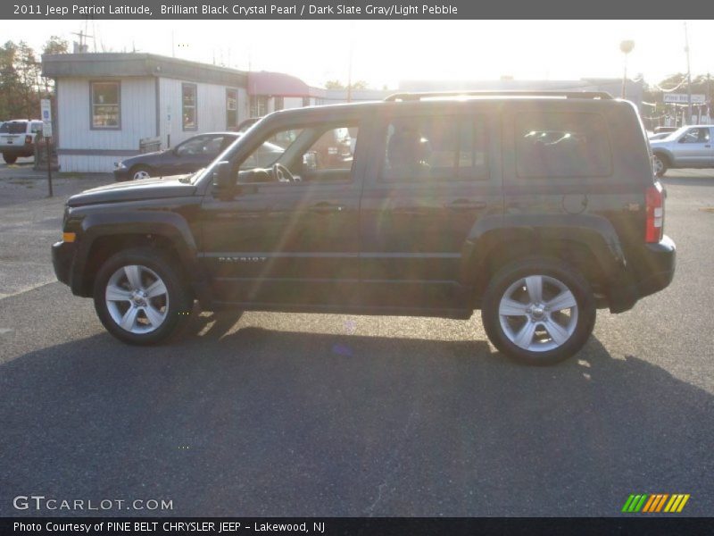 Brilliant Black Crystal Pearl / Dark Slate Gray/Light Pebble 2011 Jeep Patriot Latitude