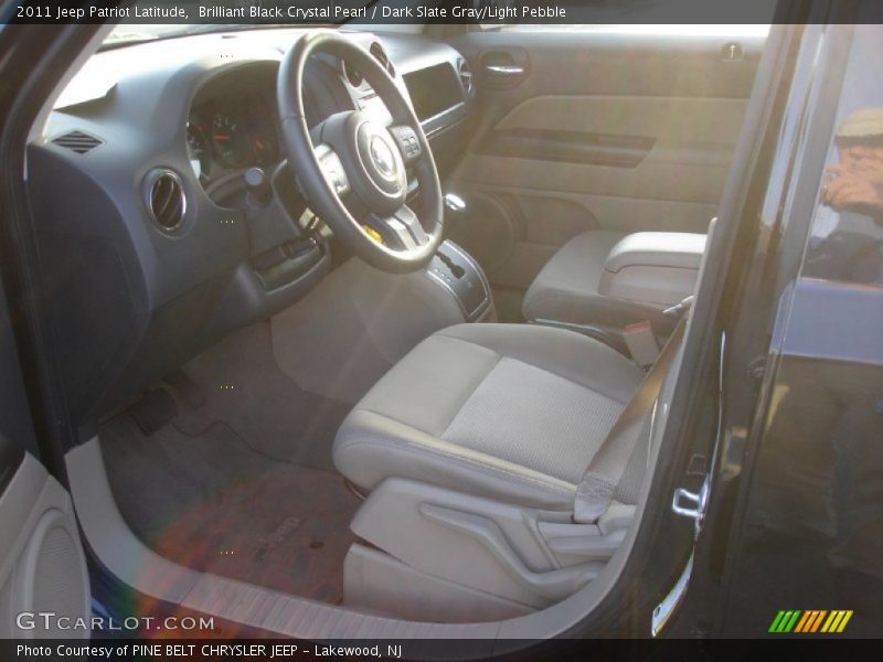 Brilliant Black Crystal Pearl / Dark Slate Gray/Light Pebble 2011 Jeep Patriot Latitude