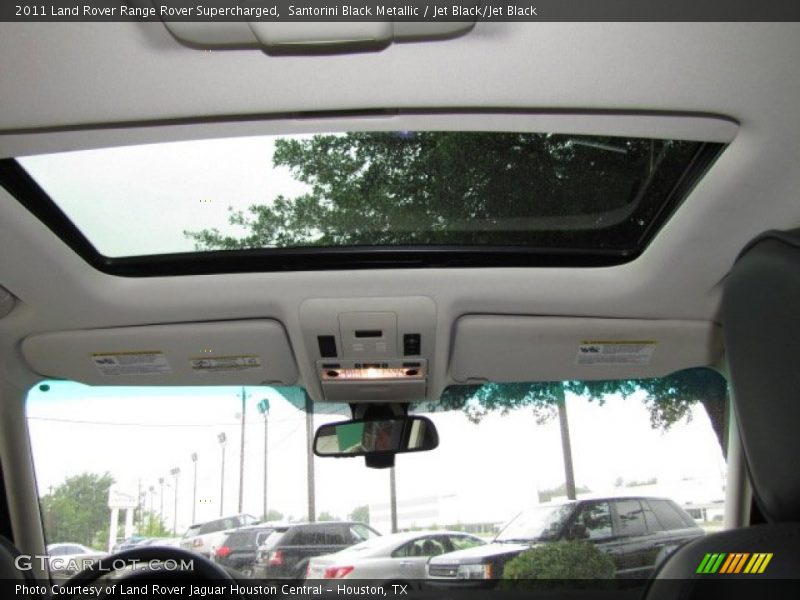 Santorini Black Metallic / Jet Black/Jet Black 2011 Land Rover Range Rover Supercharged