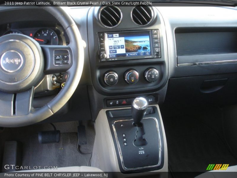 Brilliant Black Crystal Pearl / Dark Slate Gray/Light Pebble 2011 Jeep Patriot Latitude