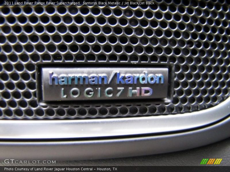 Santorini Black Metallic / Jet Black/Jet Black 2011 Land Rover Range Rover Supercharged