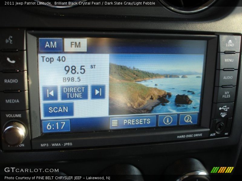 Brilliant Black Crystal Pearl / Dark Slate Gray/Light Pebble 2011 Jeep Patriot Latitude
