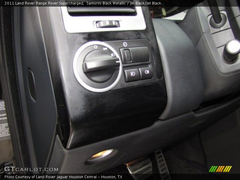 Santorini Black Metallic / Jet Black/Jet Black 2011 Land Rover Range Rover Supercharged