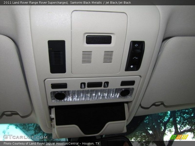 Santorini Black Metallic / Jet Black/Jet Black 2011 Land Rover Range Rover Supercharged