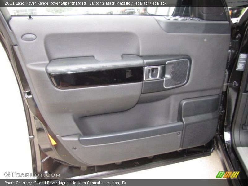 Santorini Black Metallic / Jet Black/Jet Black 2011 Land Rover Range Rover Supercharged