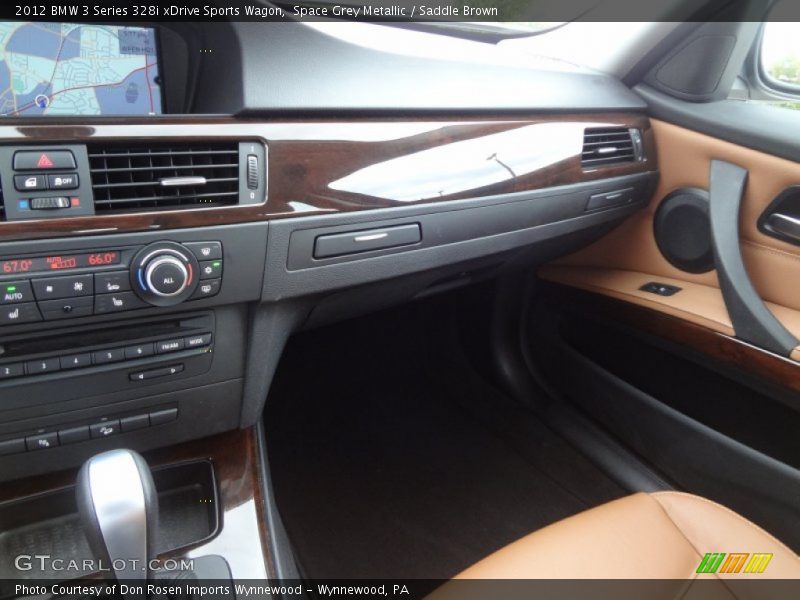 Space Grey Metallic / Saddle Brown 2012 BMW 3 Series 328i xDrive Sports Wagon