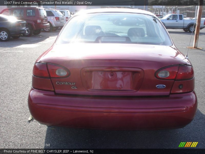 Toreador Red Metallic / Opal Grey 1997 Ford Contour GL