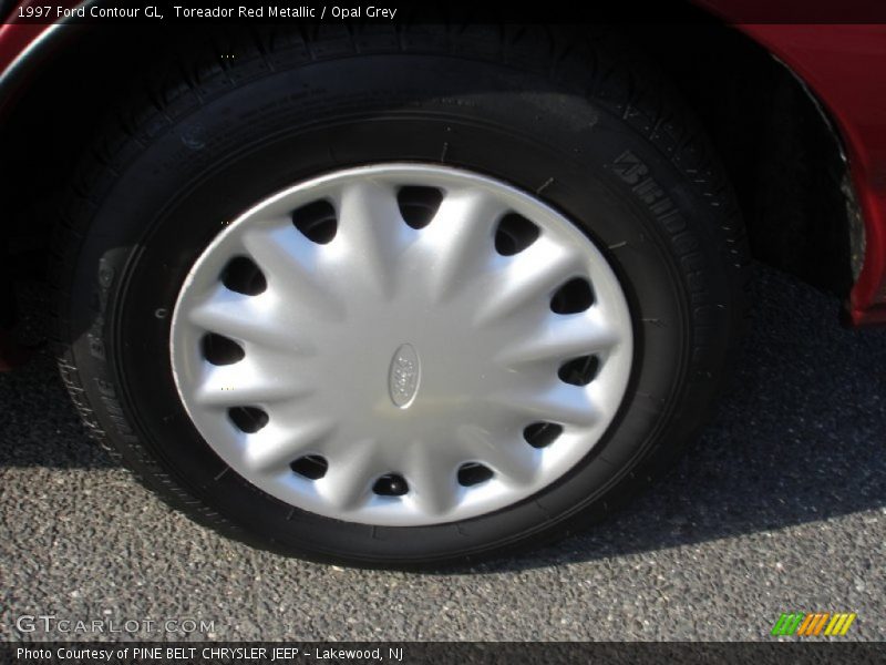 Toreador Red Metallic / Opal Grey 1997 Ford Contour GL