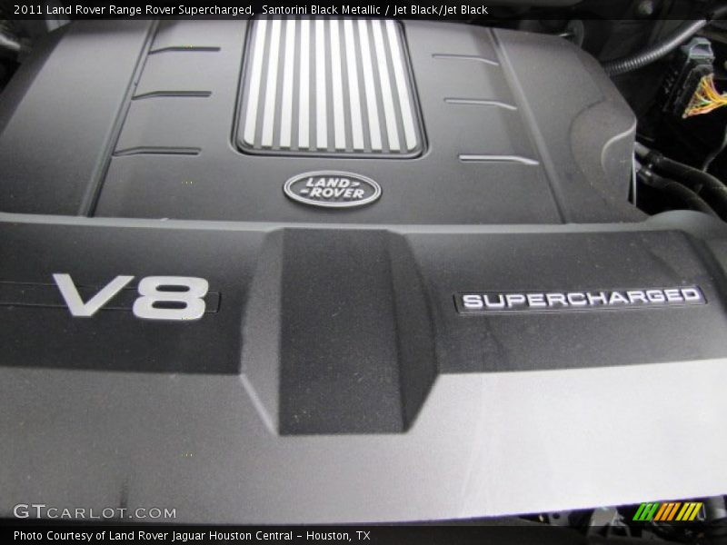 Santorini Black Metallic / Jet Black/Jet Black 2011 Land Rover Range Rover Supercharged