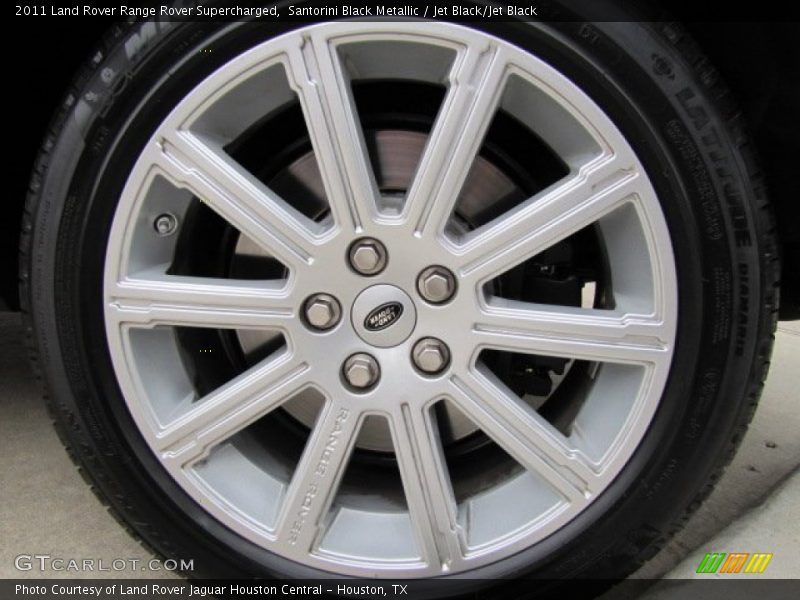 Santorini Black Metallic / Jet Black/Jet Black 2011 Land Rover Range Rover Supercharged