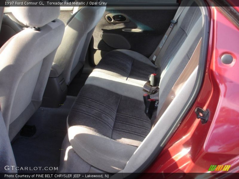 Toreador Red Metallic / Opal Grey 1997 Ford Contour GL