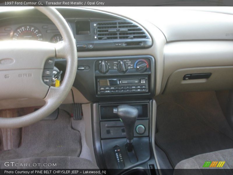 Toreador Red Metallic / Opal Grey 1997 Ford Contour GL