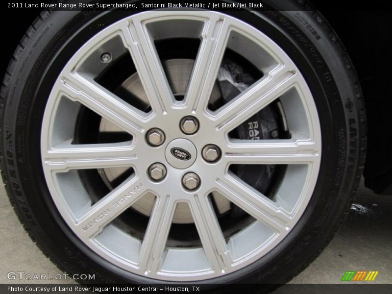 Santorini Black Metallic / Jet Black/Jet Black 2011 Land Rover Range Rover Supercharged