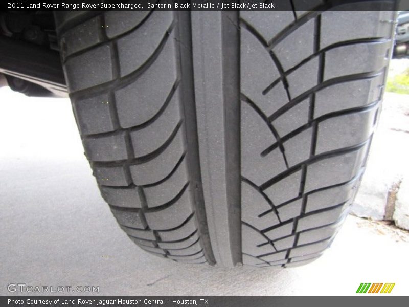 Santorini Black Metallic / Jet Black/Jet Black 2011 Land Rover Range Rover Supercharged