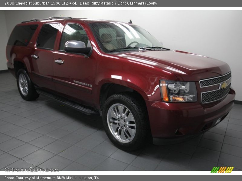Deep Ruby Metallic / Light Cashmere/Ebony 2008 Chevrolet Suburban 1500 LTZ 4x4