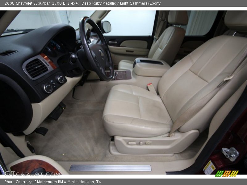 Deep Ruby Metallic / Light Cashmere/Ebony 2008 Chevrolet Suburban 1500 LTZ 4x4